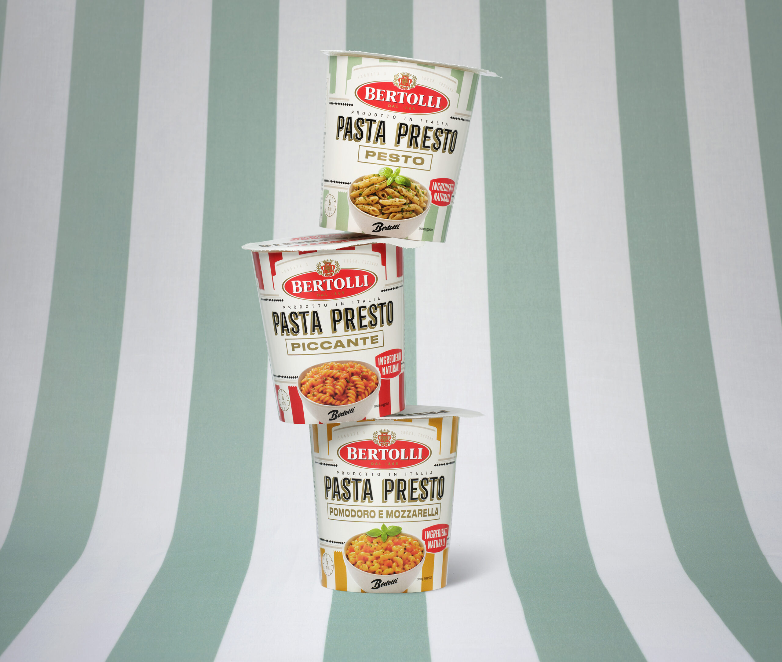 Pasta presto cups